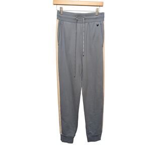Weekend Max Mara Salvo Jogger With Striped Blue Size S 100% Cotton Active Casual